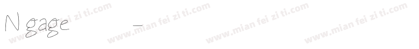 N gage中文字体字体转换
